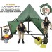 Click N' Play Military Life Camping Set 12 Piece Play Set With Accessories. B076ZR7RKG
